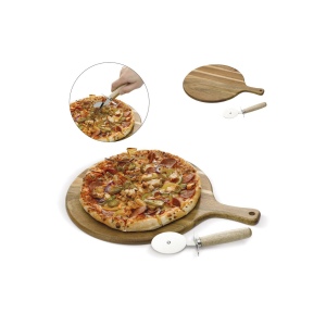 Planche à découper avec couteau à pizza