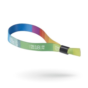 Bracelet textile sublimation + bague de serrage