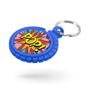 Porte-clés accroche-sac ABS