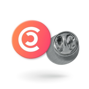 Pin's aluminium imprimé