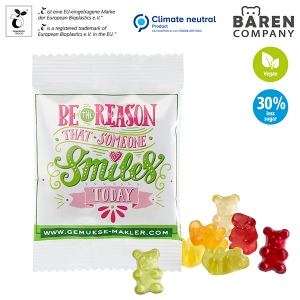 Oursons smart VEGAN, sachet compostable