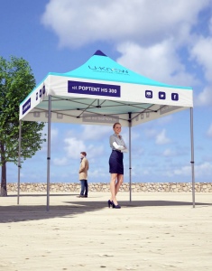 Tente Résistante Acier 3x3m