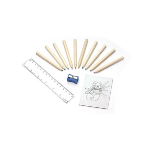 Crayons avec livre de coloriage DECOR