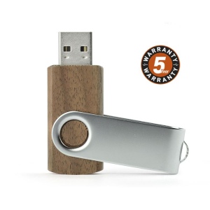 Clé USB TWISTER 8 GB bois foncé