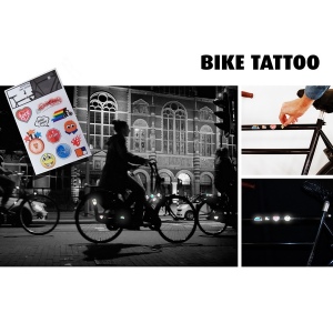 Reflective Bike Tattoo