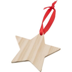 Décoration de Noël en bois Étoile Caspian