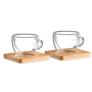 BELIZE - 2 verres expresso double paroi