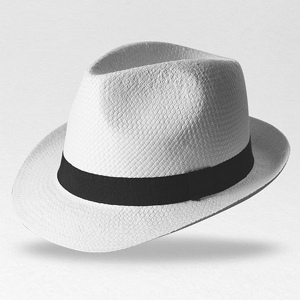 Chapeau en papier blanc DOULOS