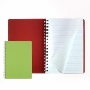 Cahier spiral couv cuir