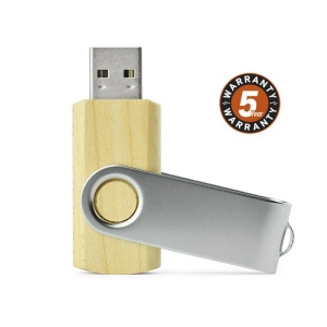 Clé USB TWISTER 16 GB bois clair