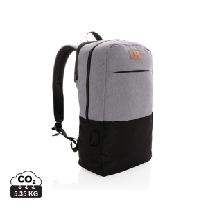 Sac à dos ordinateur 15,6 avec USB et anti RFID
