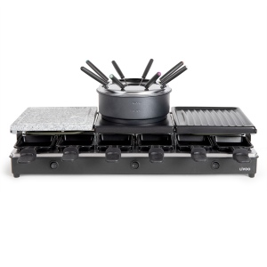 Appareil à raclette/fondue 12 personnes