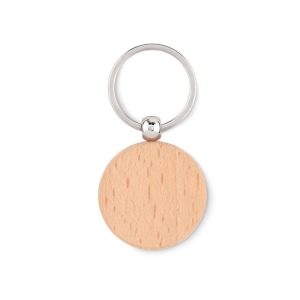 TOTY WOOD - Porte-clés rond en bois