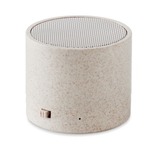 ROUND BASS+ - Haut-parleur s/ fil paille blé