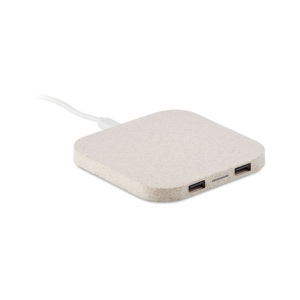 UNIPAD+ - Chargeur/hub paille de blé/ ABS