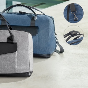 Motion Bag. sac de voyage en polyester cationique 600D et en simili cuir