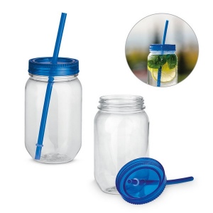 STRAW. Tasse avec paille 550 ml