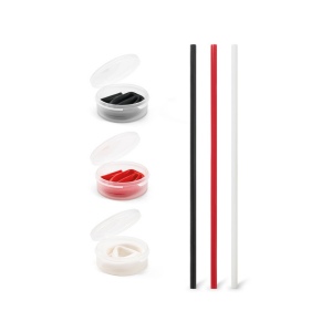 DRINKY. Paille en silicone réutilisable