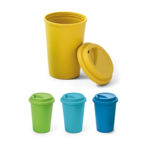 BACURI. Verre de voyage 450 ml - Produit écologique, Approprié pour les boissons chaudes, Approprié au congélateur, Approprié aux machines à laver