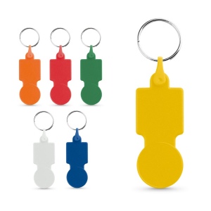 SULLIVAN. Porte-clés jeton pour charriots en PS