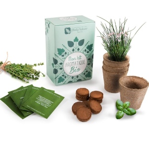 COFFRET 4 POTS DE SEMIS EN TOURBE