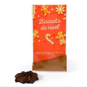 SACHET TRANSPARENT AVEC MESSAGE ET ÉPICES