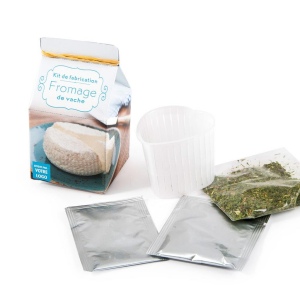 Mini coffret quadri gastronomie fromage de vache