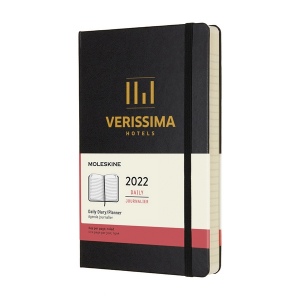 MOLESKINE® - Agenda-carnet mensuel 12 mois Couverture Rigide