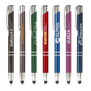 Stylo Crosby Brillant avec Pointe Stylet (+Gravure Laser 360)