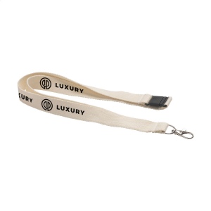 Lanyard Organic Cotton 2 cm tour de cou