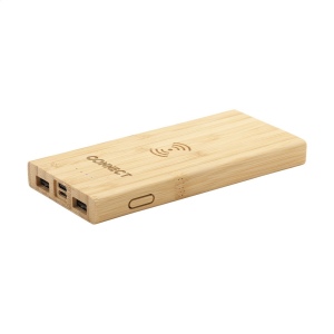 Powerbank Bamboo sans fil 8000 mAh