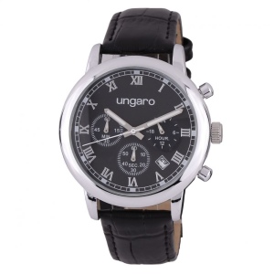 Chronographe Primo Leather Noir