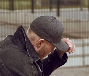 Casquette motif chevrons