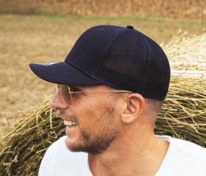 Casquette en coton et polyester recyclé