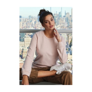 Sweat col rond organique femme