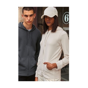 Sweat capuche zippé organique femme