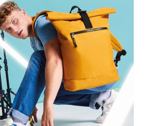 Sac à dos fermeture à enroulement en matériaux recyclés