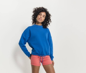 Sweat femme oversize col rond
