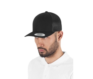 Casquette visière incurvée style trucker