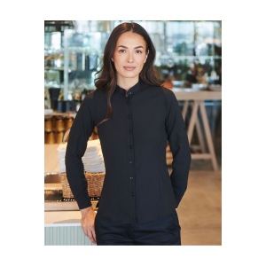 Chemise femme col mao