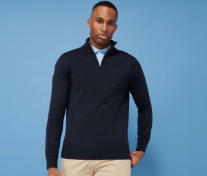Pull col zippé