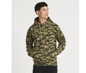 Sweat capuche camouflage
