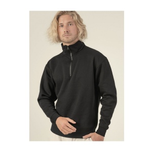 Sweat col zippé
