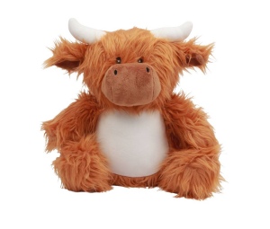Peluche vache écossaise