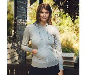 Sweat capuche zippé femme