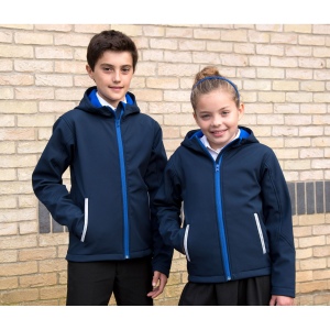 Softshell capuche enfant
