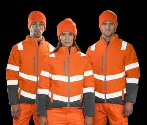 Veste matelassée haute visibilité