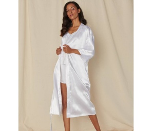 Peignoir en satin