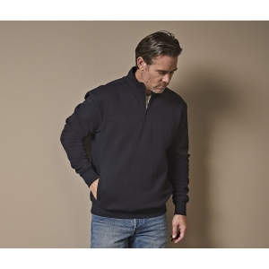 Sweat col zippé