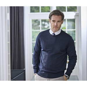 Pull col rond homme